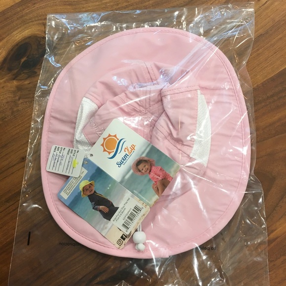 SwimZip Wide Brim Sun Hat SPF 50+ - Pink - NWT - Picture 7 of 7